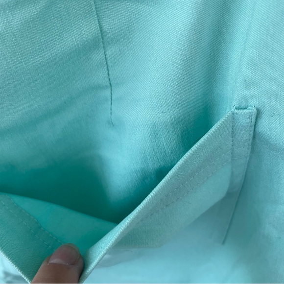 Style & Co Pull On Mid Rise Stretch Capri Pants in Aqua Size XL - Picture 6 of 10